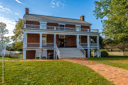McLean House in the fall at Appomattox Court House