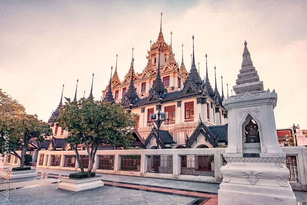 Iron temple, Wat Ratchanatdaram in Bangkok