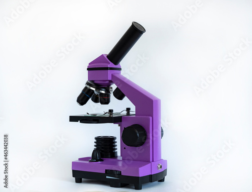 Microscope for children's research and learning new things