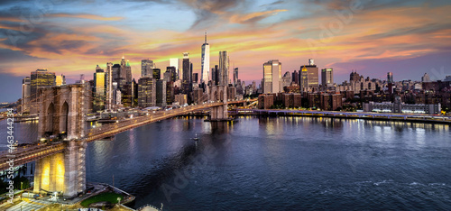 Manhattan Brooklyn Bridge New York City © Larry Gibson