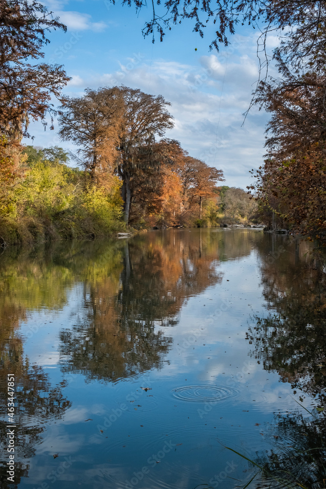 Landscapes of Texas Hill Country in the fall, autumn, season changing, outdoors, river, camping Landscapes of Texas Hill Country in the fall, autumn, season changing, outdoors, river, camping