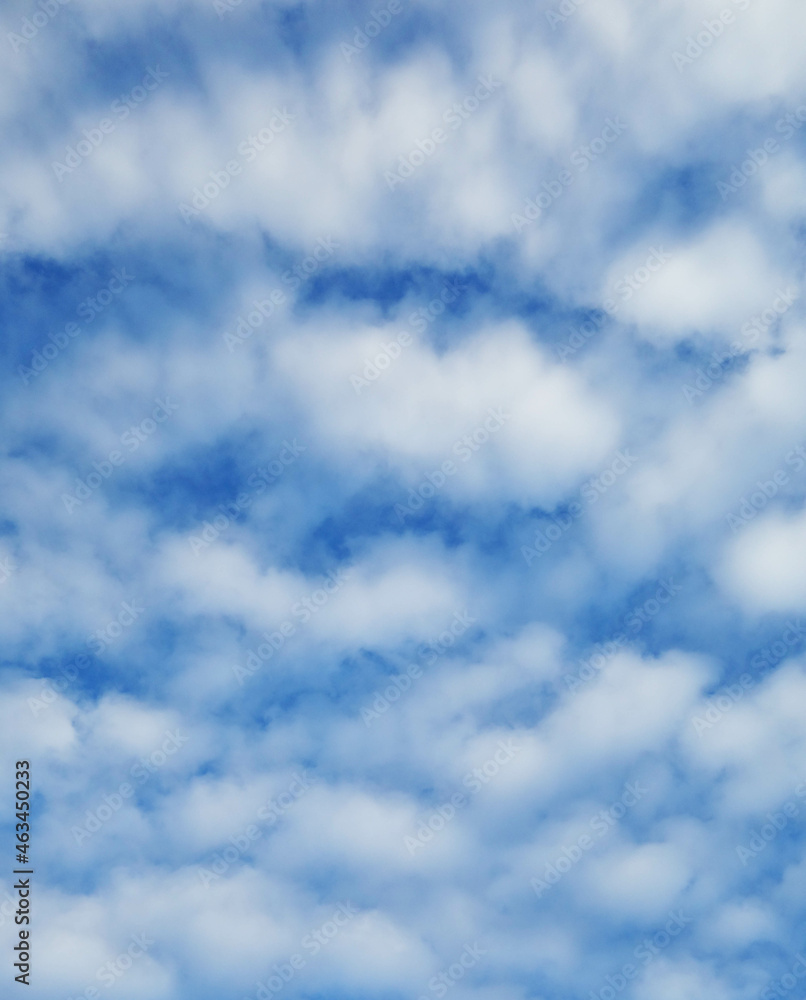 Obraz premium Fluffy White Clouds with a Blue Sky View