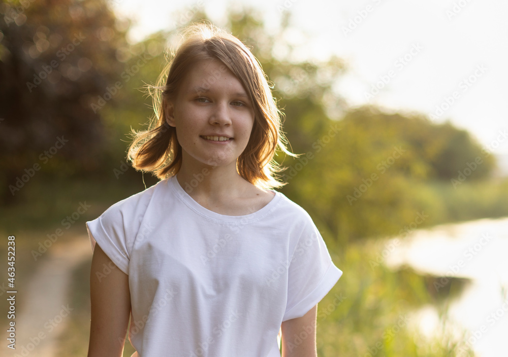 Portrait of a teenage girl Portrait of a teenage girl