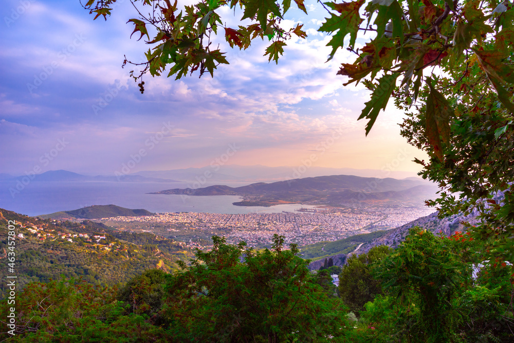 Traditional greek village of Makrinitsa on Pelion mountain in central Greece. Traditional greek village of Makrinitsa on Pelion mountain in central Greece.