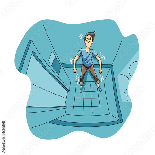 Fear of confined space or claustrophobia 