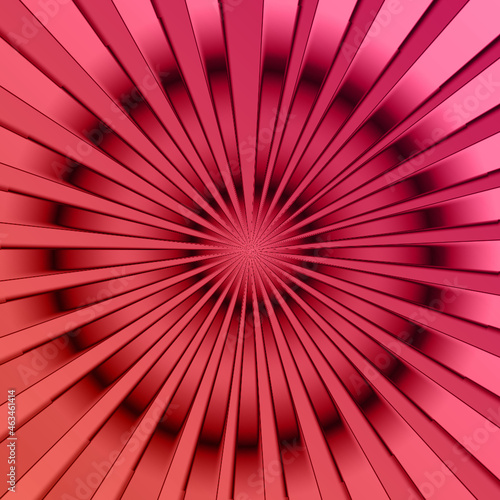 sole raggi rosa cerchio design astratto