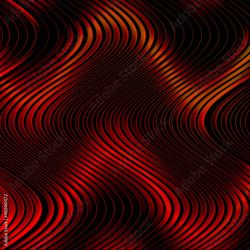 disegno astratto cromato ondulato mosso sfumature rosso