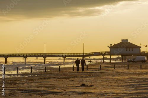 Autumn on Texas Gulf Coast, beach, sand, sea, nature, summer