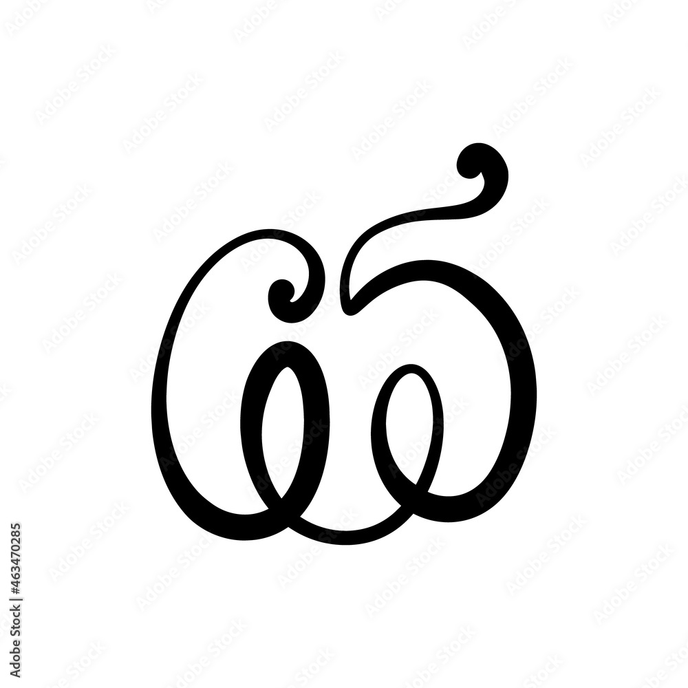 Abstract minimalist pumpkin line art logo, hand drawn autumn element. Abstract minimalist pumpkin line art logo, hand drawn autumn element.