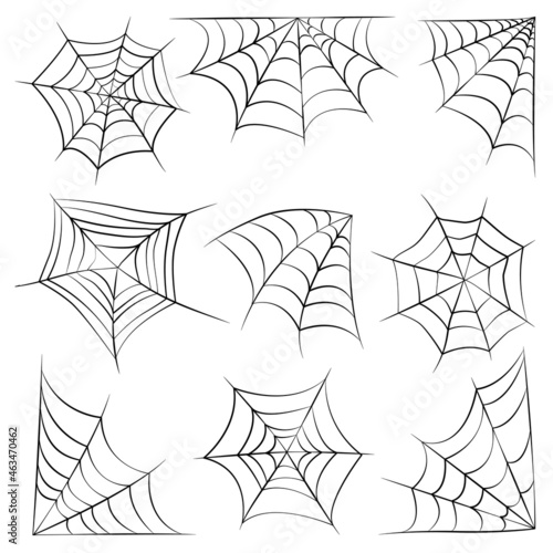 Spiderweb collection for Halloween design