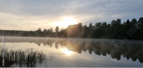 Foggy lake  © Ieva
