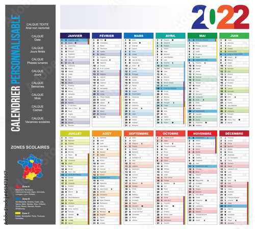 Calendrier 2022