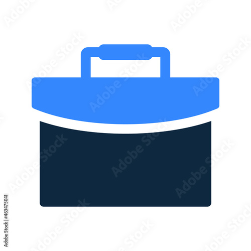 Bag, office, suitcase icon. Simple editable vector illustration.