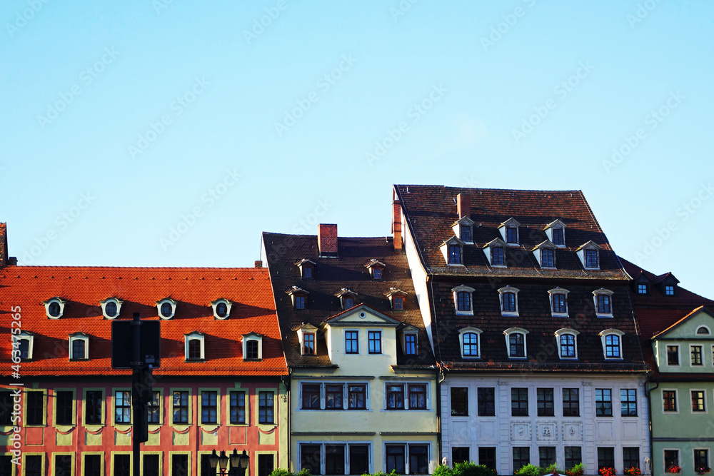 Fototapeta premium Naumburg an der Saale Dächer am Marktplatz
