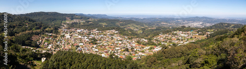 Panorama Aerial view of Morro Reuter and Dois Irmaos © lisandrotrarbach