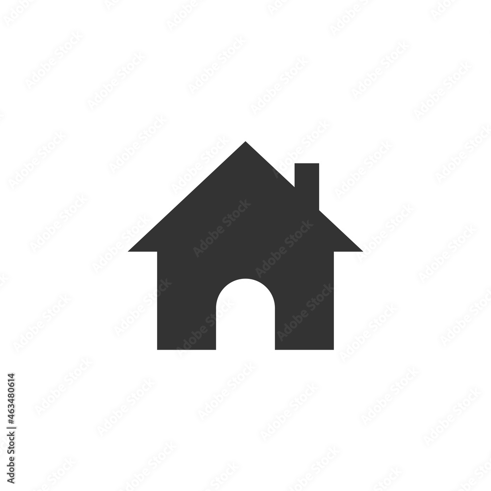 House related vector glyph icon. Home icon. Symbol for apps and websites on white background. Stock vector. House related vector glyph icon. Home icon. Symbol for apps and websites on white background. Stock vector.