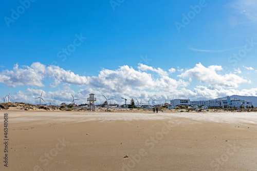 beach view to Zahara de los Atunes in Andalusia © alexbuess
