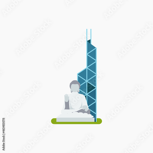 Hong Kong landmarks.