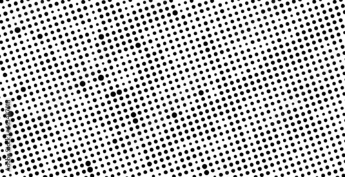 The halftone texture is monochrome. Vector chaotic background