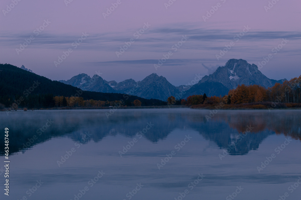 Early Morning Autumn Reflection in the Tetons