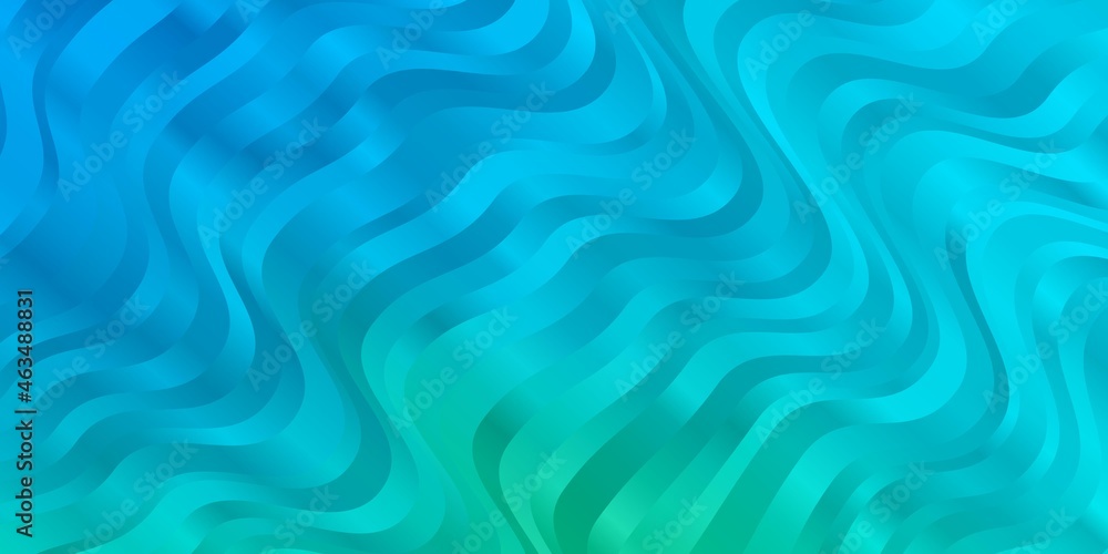 Light Blue, Green vector background with bent lines. Light Blue, Green vector background with bent lines.