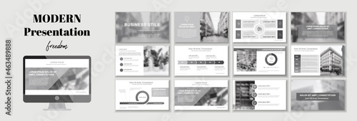 Set of business plan presentation template. Social media pack. Easy use in modern blog posts or Editable simple info banner, trendy book. For app, digital display style. Bright web flyer work. a4. ppt