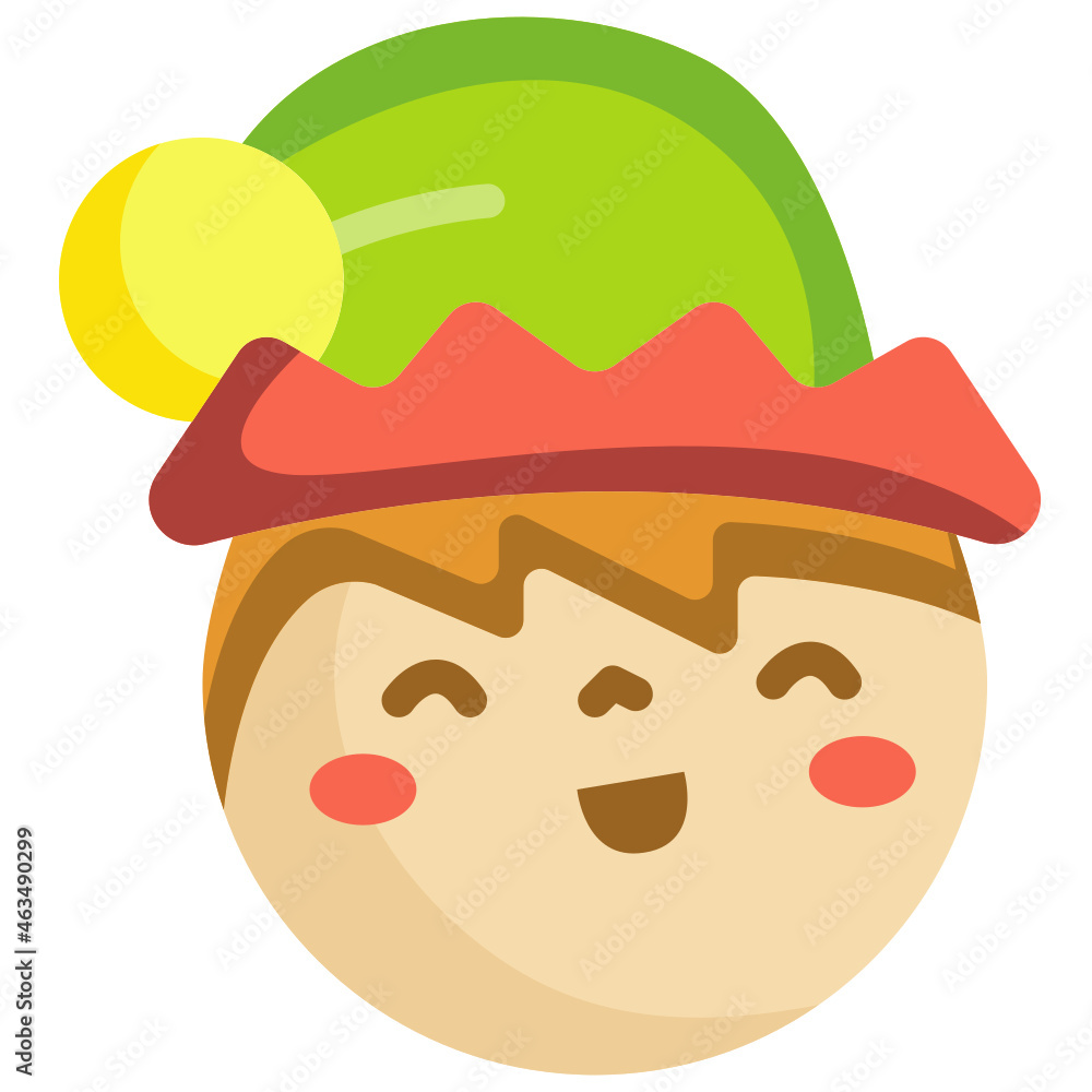 elf flat icon elf flat icon