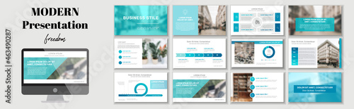 Set of business plan presentation template. Social media pack. Easy use in modern blog posts or Editable simple info banner, trendy book. For app, digital display style. Bright web flyer work. a4. ppt