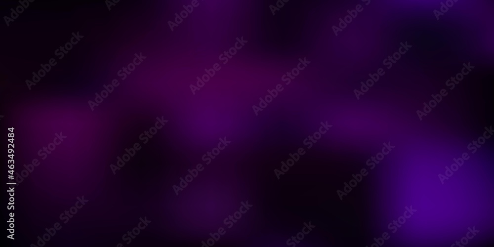 Dark purple vector blurred pattern.