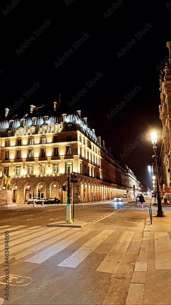 Fototapeta premium night city street