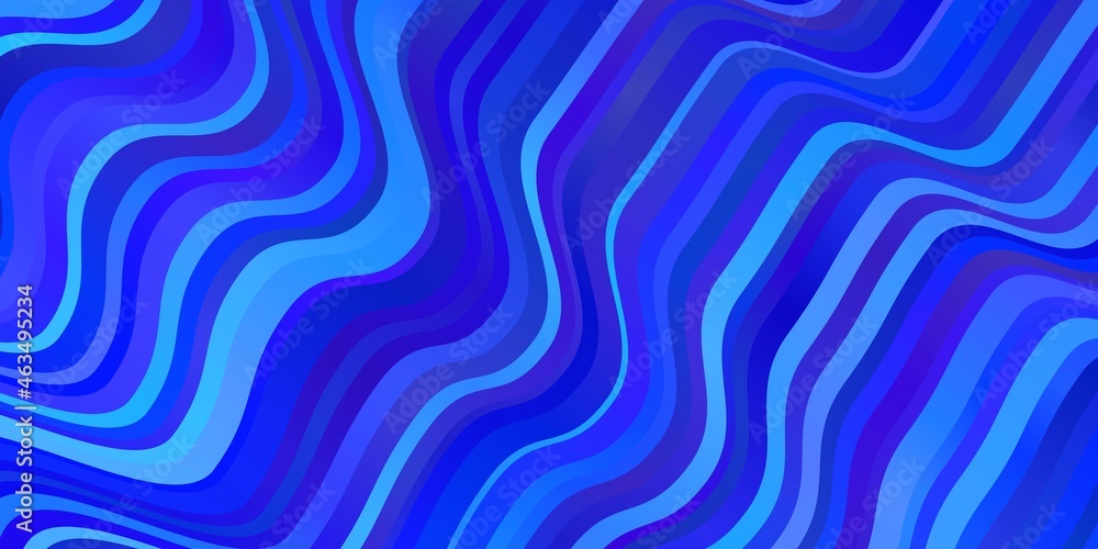 Light BLUE vector pattern with curves. Light BLUE vector pattern with curves.