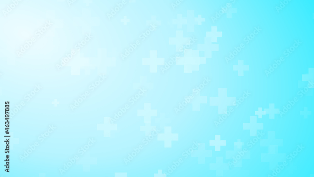 Medical health blue cross pattern background. Abstract healthcare technology and science concept. Medical health blue cross pattern background. Abstract healthcare technology and science concept.