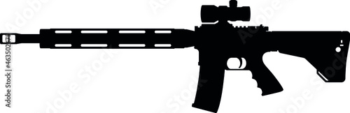 USA United States Army Rifle AR-15 m4 - m16 United States Armed Forces, Marine Corps and SWAT Police fully automatic machine gun American Tactical rifle officially AR-15 Carbine NATO Caliber