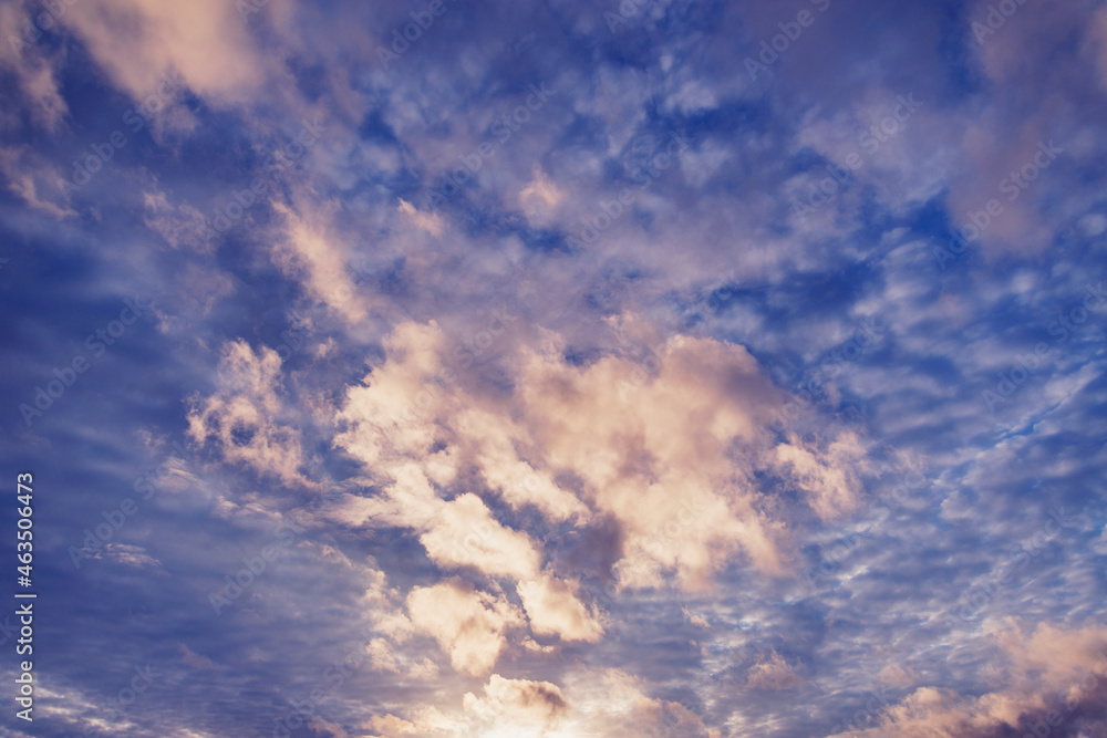 Amazing cloudscape on the sky at sunset time. Amazing cloudscape on the sky at sunset time.
