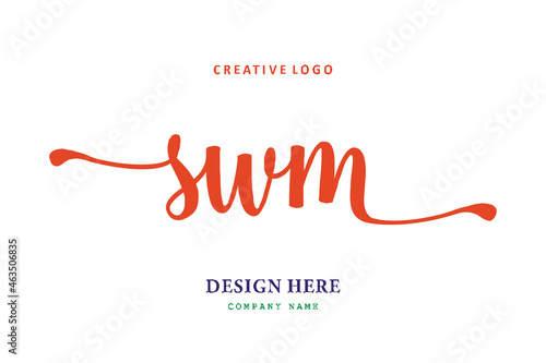 SWM lettering logo is simple, easy to understand and authoritative