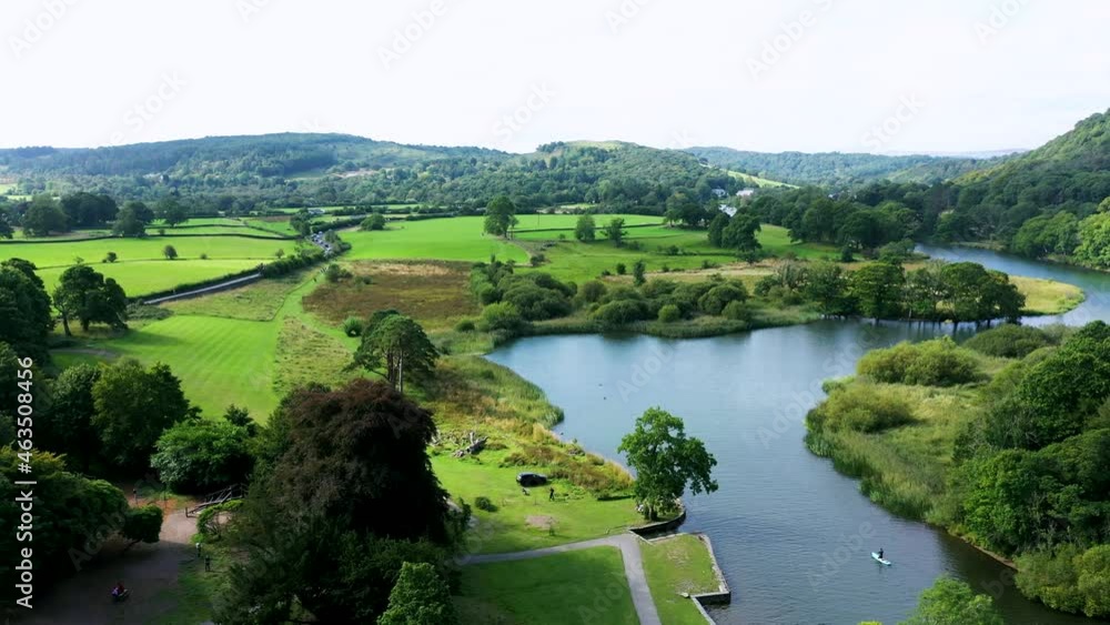 Windermere, Lake District Aerial Drone View Windermere, Lake District Aerial Drone View