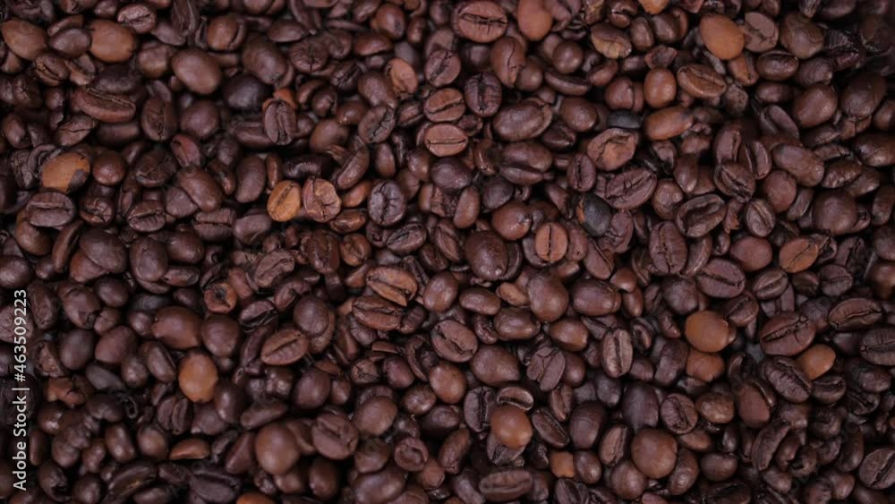 coffee grain beans falling slow motion coffee grain beans falling slow motion