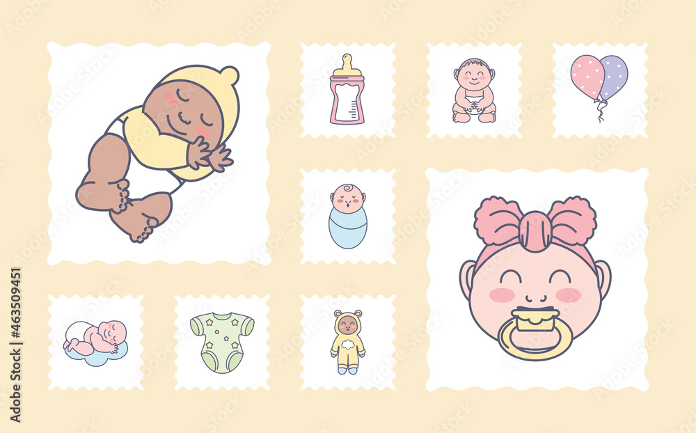 babies pacifier and clothes babies pacifier and clothes