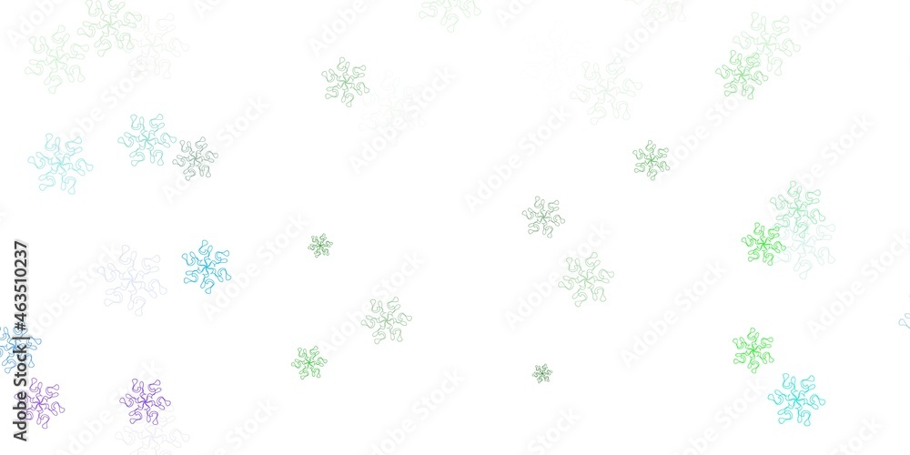 Light pink, green vector natural layout with flowers. Light pink, green vector natural layout with flowers.