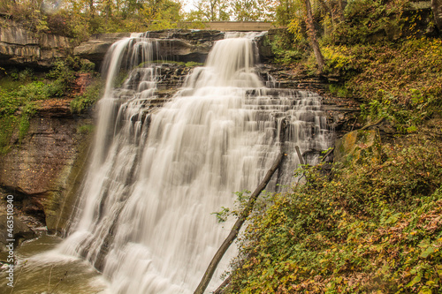 Brandywine Falls in Cuyahoga Valley National Park  Northfield  Ohio