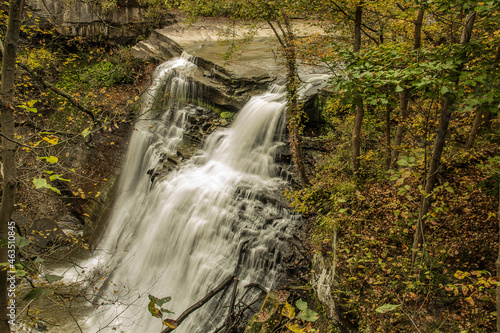 Brandywine Falls in Cuyahoga Valley National Park  Northfield  Ohio