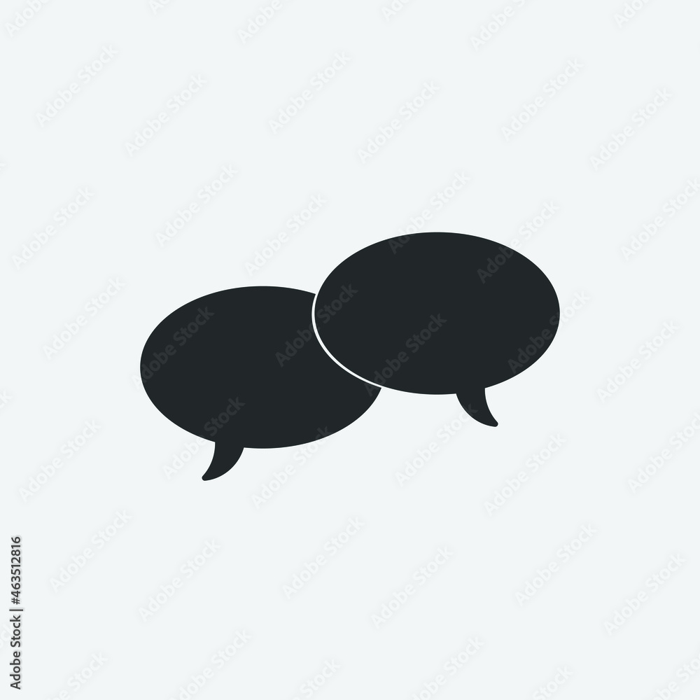 Chat_bubble vector icon illustration sign Chat_bubble vector icon illustration sign