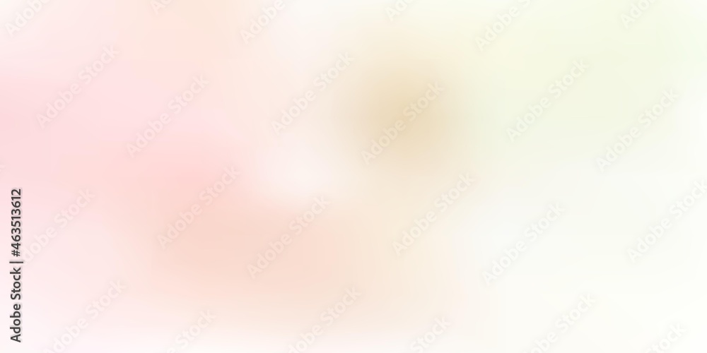 Light pink, green vector blur background.