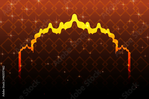 Islamic background, Islamic sale poster. Islamic textured. Islamic vector illustration. Islamic sale banner layout design. Islamic background sale post. Islamic post banner. Eid mobarak Mahe moharram