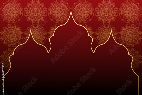 Islamic background, Islamic sale poster. Islamic textured. Islamic vector illustration. Islamic sale banner layout design. Islamic background sale post. Islamic post banner. Eid mobarak Mahe moharram