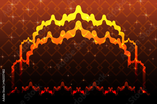 Islamic background, Islamic sale poster. Islamic textured. Islamic vector illustration. Islamic sale banner layout design. Islamic background sale post. Islamic post banner. Eid mobarak Mahe moharram