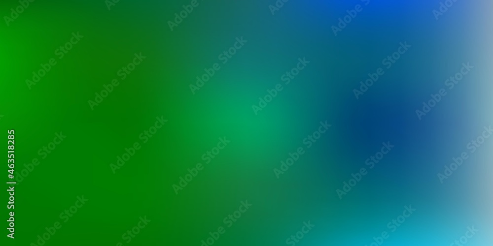 Light blue, green vector abstract blur template. Light blue, green vector abstract blur template.