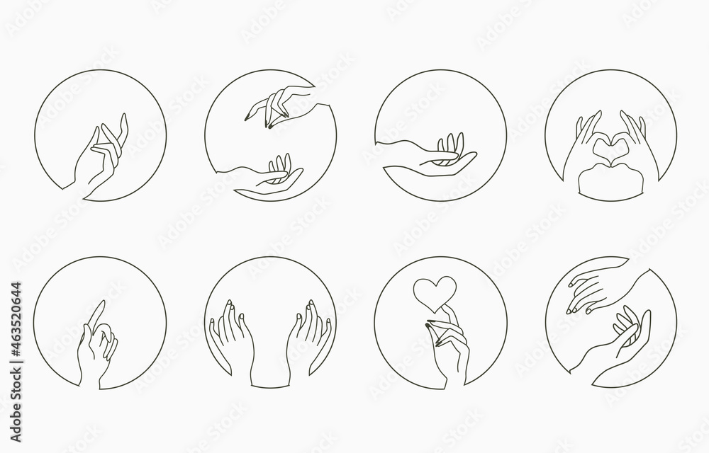 Beauty occult collection with hand,geometric,heart.Vector illustration for icon,sticker,printable and tattoo Beauty occult collection with hand,geometric,heart.Vector illustration for icon,sticker,printable and tattoo