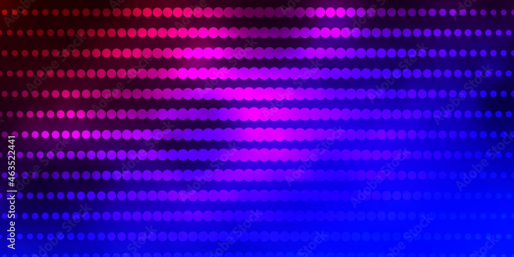 Dark Blue, Red vector pattern with circles. Dark Blue, Red vector pattern with circles.