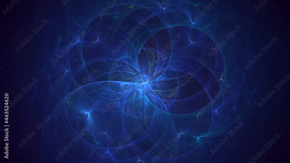 3D rendering abstract fractal light background 3D rendering abstract fractal light background